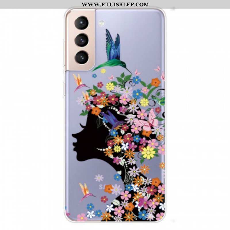 Etui do Samsung Galaxy S22 5G Ładna Głowa Kwiatu